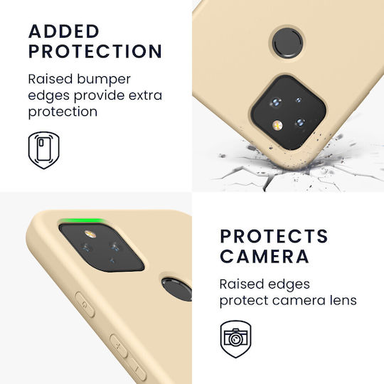 KWmobile Back Cover Σιλικόνης Ροζ (Google Pixel 4a 5G)