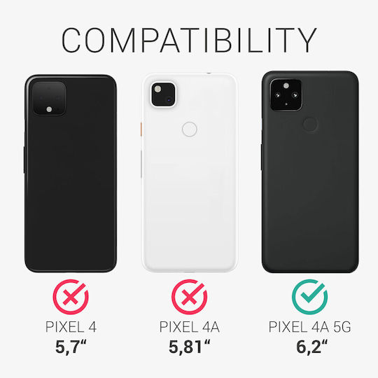 KWmobile Back Cover Σιλικόνης Μωβ (Google Pixel 4a 5G)