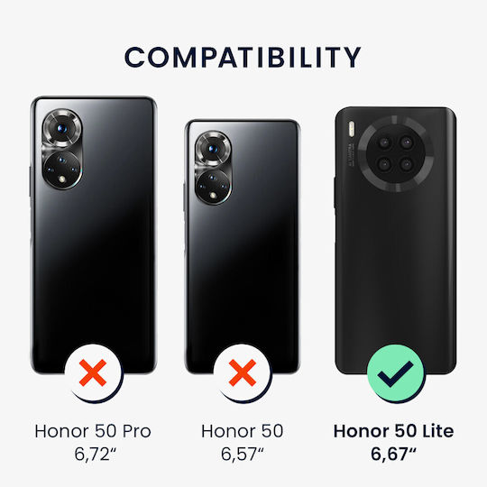 KWmobile Back Cover Silicone Black (Honor 50 Lite)