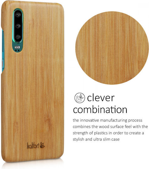 Kalibri Umschlag Rückseite Braun (Huawei P30)