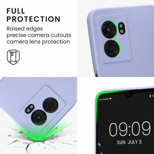 KWmobile Back Cover Σιλικόνης Μπλε (Oppo A77)