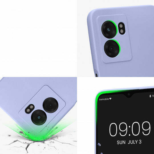 KWmobile Back Cover Σιλικόνης Μπλε (Oppo A77)