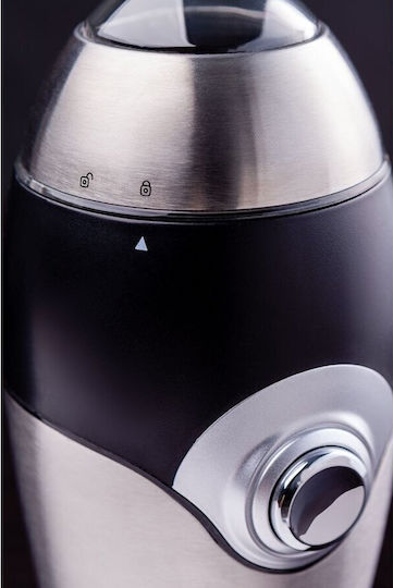 Eldom Electric Coffee Grinder 150W for 50gr Beans Silver