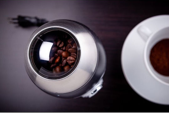 Eldom Electric Coffee Grinder 150W for 50gr Beans Silver
