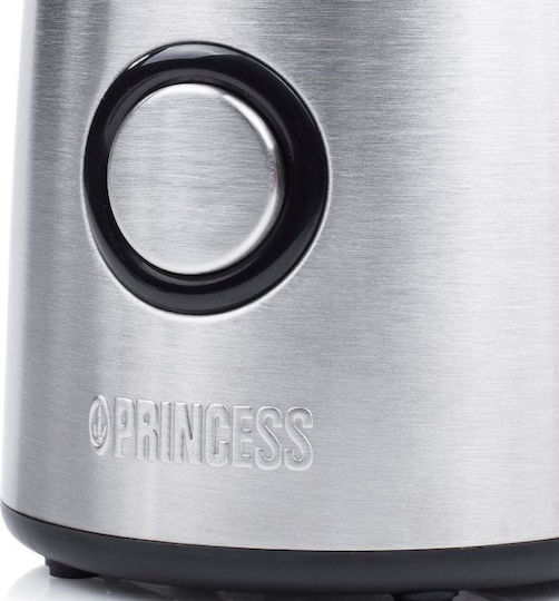 Princess 242196 Electric Coffee Grinder 150W for 50gr Beans Silver
