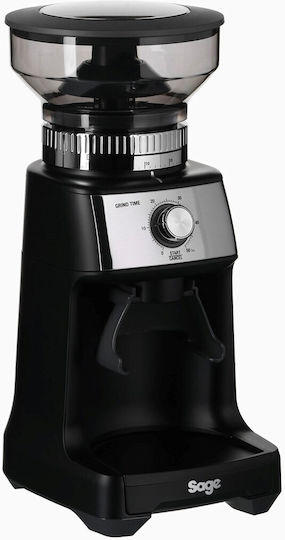 Sage Dose Control Pro Electric Coffee Grinder 130W for 340gr Beans and 50 Grind Levels Black