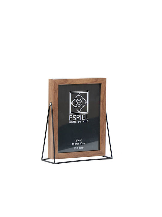 Espiel Metallic Brown Silver Photo Frame