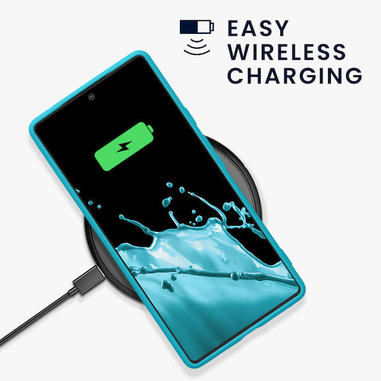 KWmobile Umschlag Rückseite Silikon Hellblau (Google Pixel 6)