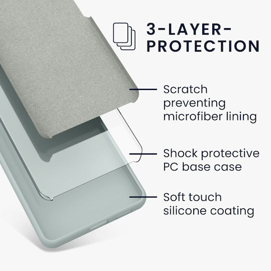 KWmobile Back Cover Silicone Green (OnePlus 12)