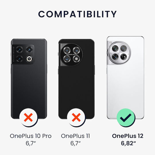 KWmobile Back Cover Silicone Green (OnePlus 12)
