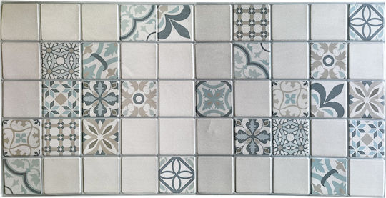Panouri Decorative 3D Din PVC Cu Adeziv Morocco Alb 98x48x0 3cm
