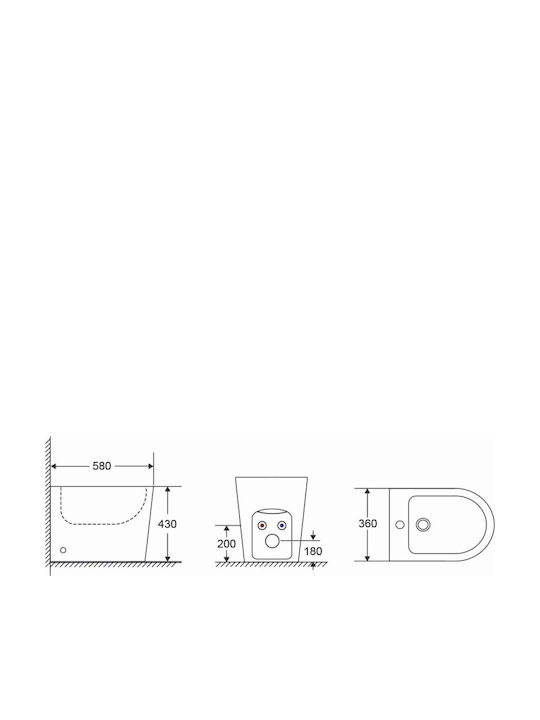 Karag Floor-Standing Bidet Zina xx