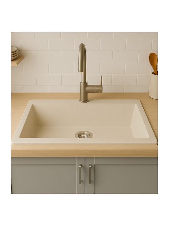 Unixton Drop-In Chiuvetă din Granit Sintetic L78xW50cm