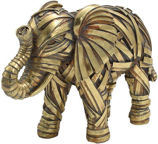 Figurină Decorativă de Masă Fylliana Fl25233 Elefant Culoare Aurie 23x9x16cm Figurină Decorativă de Masă Fylliana Fl25233 Elefant Culoare Aurie 23x9x16cm