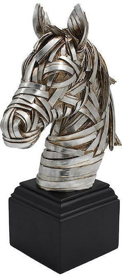 Figurină Decorativă de Masă Fylliana Fl25092 Cal Culoare Argintiu-Negru 20x11x33cm Figurină Decorativă de Masă Fylliana Fl25092 Cal Culoare Argintiu-Negru 20x11x33cm