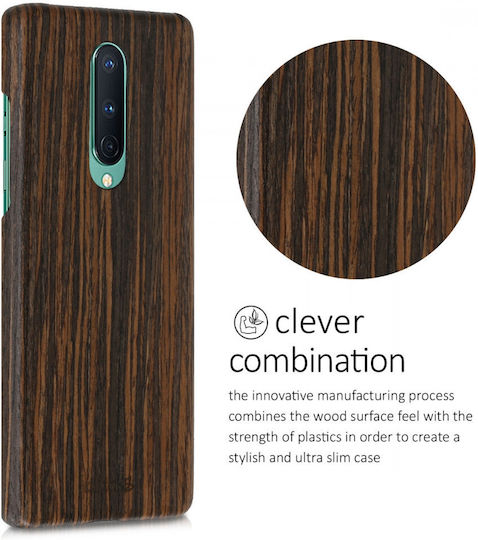 Kalibri Back Cover Plastic Brown (OnePlus 8)