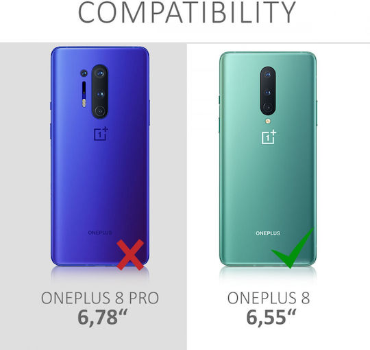 Kalibri Back Cover Plastic Brown (OnePlus 8)