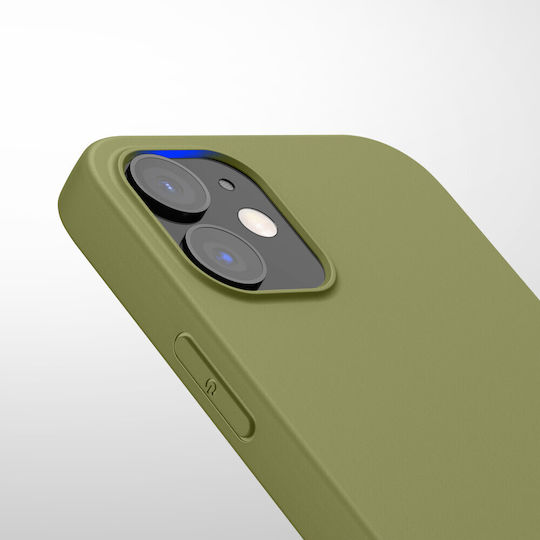 KWmobile Iphone Back Cover Silicon Verde (iPhone 12Xiaomi 12 ProRealme 12 Pro - Traducere: Realme 12 Pro)