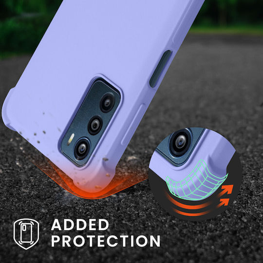 KWmobile Back Cover Σιλικόνης / Πλαστικό με Λουράκι Μπλε (Moto G42)