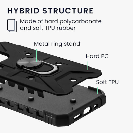 KWmobile 360 Full Cover Πλαστικό / Σιλικόνης Μαύρο (Google Pixel 8 Pro)