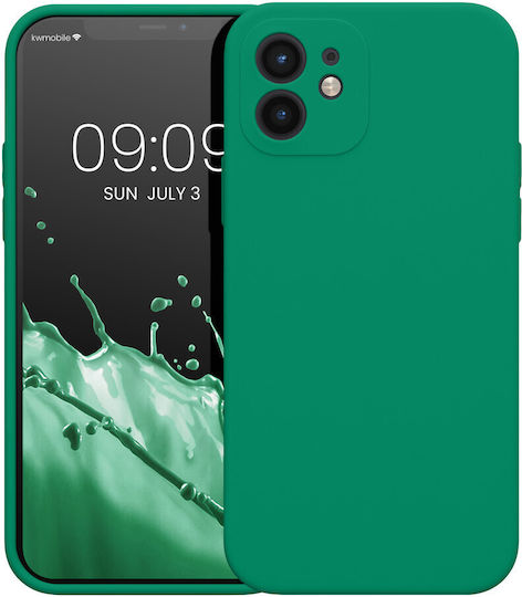 KWmobile Iphone Back Cover Σιλικόνης Πράσινο (iPhone 12Xiaomi 12 ProRealme 12 Pro)