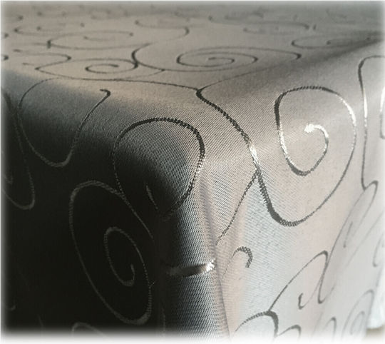 Jemidi24 Set Față de Masă Gri 130x340cm