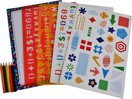 Bb030 Buddy Barney Set Stencil Alphabet