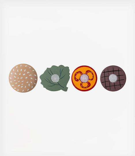 Ξύλινο Παιδικό Παιχνίδι Burger 2+ετών Bloomingville 7x5cm