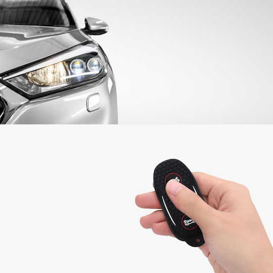 Car Key Cover Case Tesla Model S Smart Key Kwmobile Silicone Black