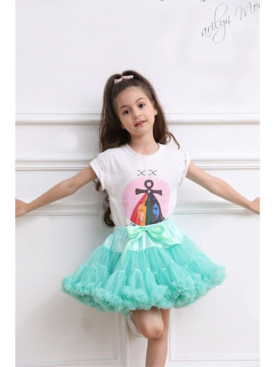 Bob & Blossom Kids' Tutu Skirt Green Soft