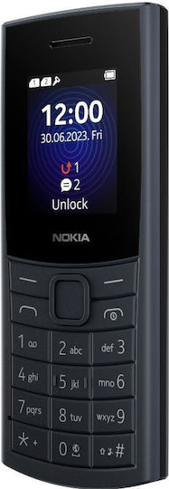 Nokia 110 4G (2024) Dual SIM Κινητό με Κουμπιά (Αγγλικό Μενού) Μπλε