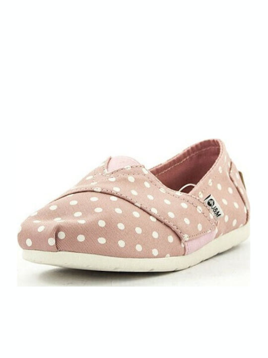 J&M Espadrile pentru Copii Slip-on Roz