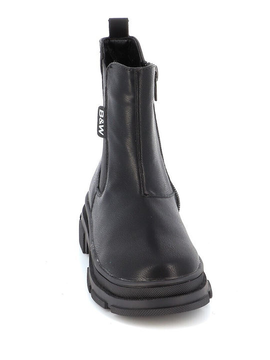 Ghete pentru Copii Fete B&w Culoare Full Face Negru Mi5 59102