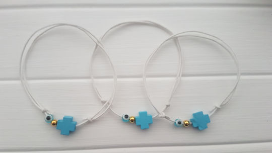 Baby Unicorn Taufe Anhänger Armbänder Blau 50 Stück