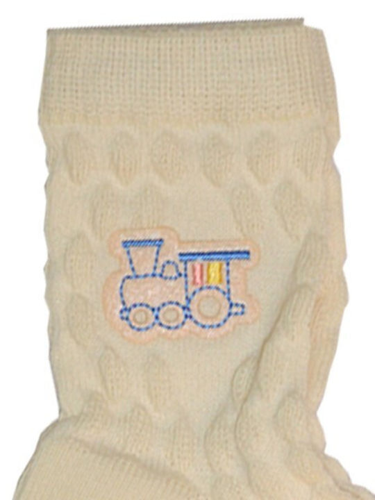 Баптистка Памучка Yanna Baby Train Ecru