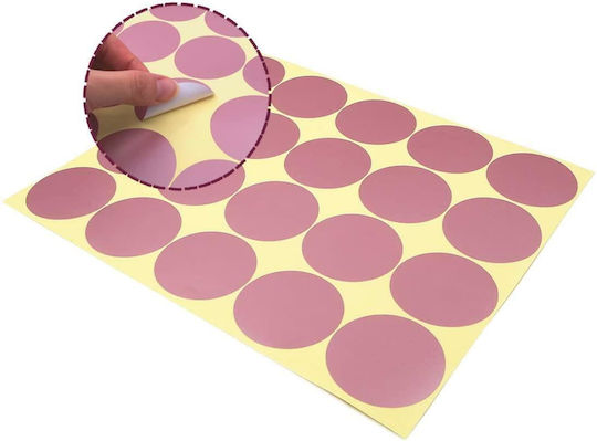 Kids Wall Sticker Polka Dots Purple 000103
