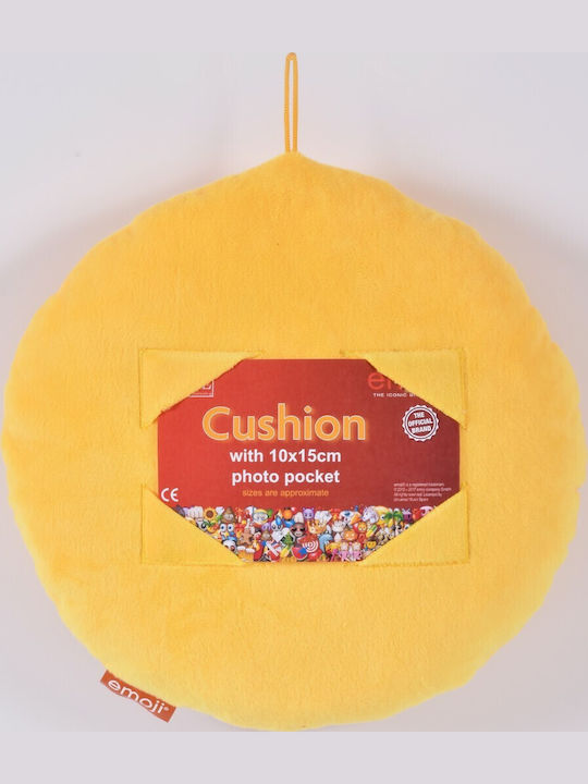 Emoji Star Photo Frame Pillow 30x30cm