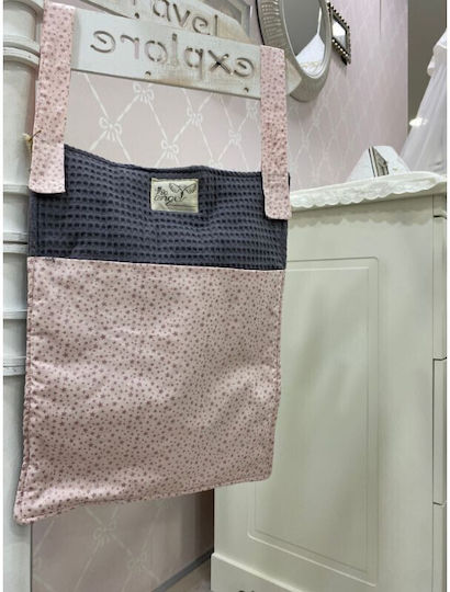 Angel Crib Organizer Glitter Stars Gray Angel