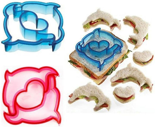 Bread Cutter Dolphin Heart Shape Bread Cutter Dolphin Heart Shape