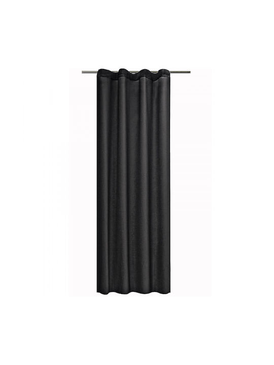 Jemidi24 Завеса Затъмнение с Копчета Черен 140x245бр