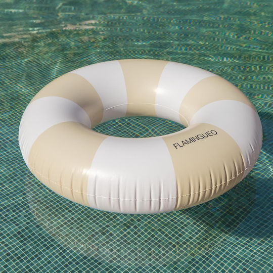 Flamingueo Inflatable for the Sea Donut 2 Persons Beige 110cm.