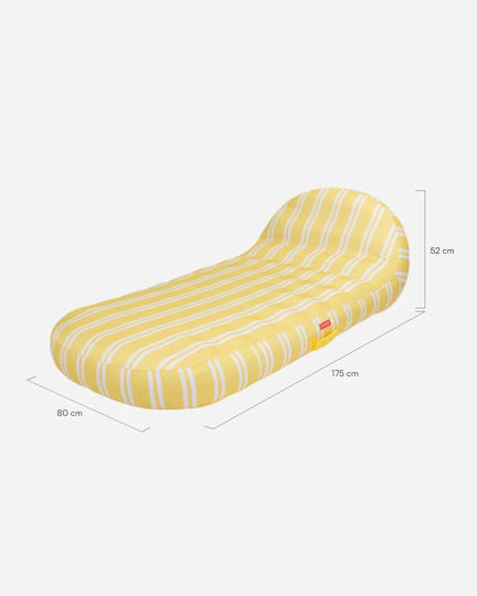 Flamingueo Inflatable Mattress for Sea Yellow 175x80cm