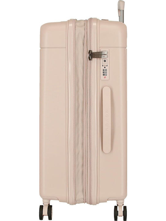 Movom Голям Куфар Taupe с 4 колела Височина 78см.