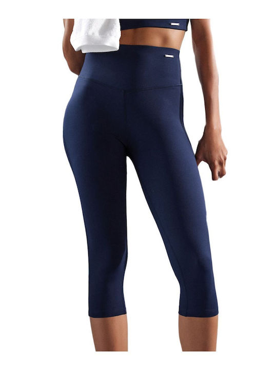 Schulung Frauen Capri Leggings Marineblau