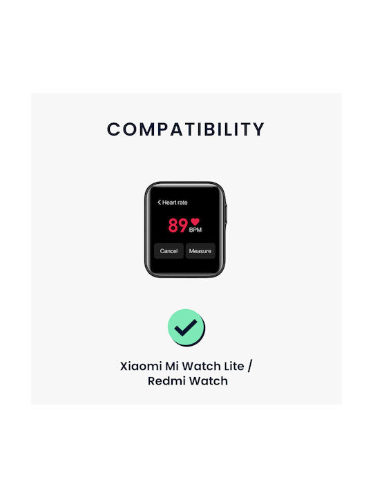 Curea Xiaomi Mi Watch Lite Redmi Watch Kwmobile Violet din Silicon 58886.192