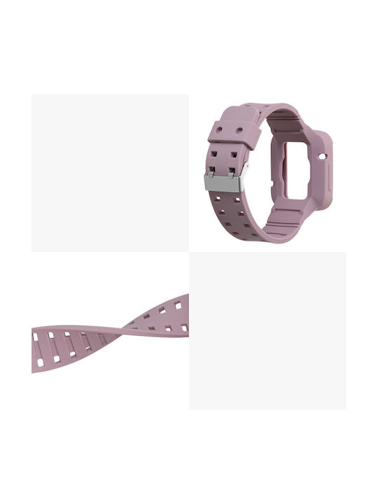 Curea Xiaomi Mi Watch Lite Redmi Watch Kwmobile Violet din Silicon 58886.192