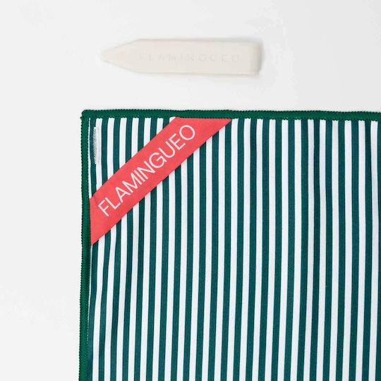 Flamingueo Πετσέτα Microfiber Σώματος 400gr/m² Πράσινη 180x90εκ.