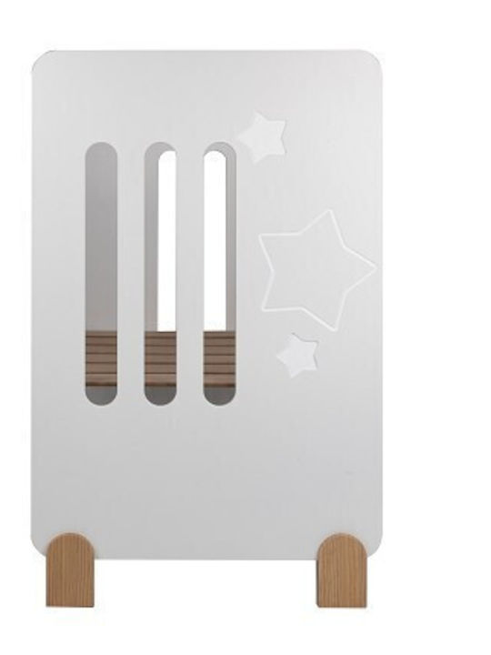 Interbaby Бебешка Люлка Бяла с Матрак 60x120см