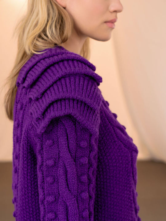 Women's Sweater Purple