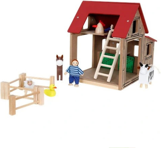 Дървена Игра За Мимики 3+ Ферма 30x30см 12 Бр